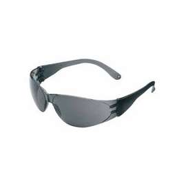 Checklite Safety Glasses, Gray Lens, Scratch-Resistant, Smoke Frame