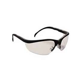 Klondike Protective Eyewear, Clear Lens, Polycarbonate, Black Frame