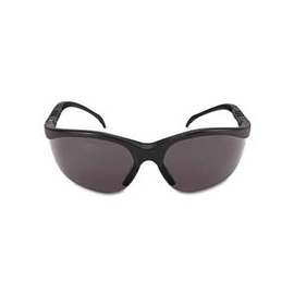 Klondike Protective Eyewear, Gray Lens, Polycarbonate, Black Frame
