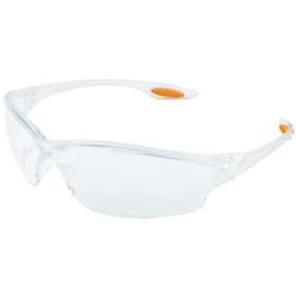 LAW Protective Eyewear, Clear Lens, Duramass Anti-Fog, Clear Frame, Nylon