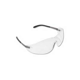 Blackjack Elite Protective Eyewear, Clear Lens, Polycarbonate, Chrome Frame