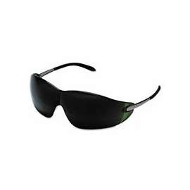 Blackjack Elite Protective Eyewear, Green Filter 5.0 Lens, Chrome Frame, Metal