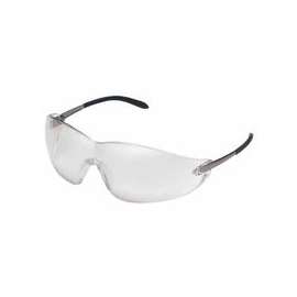 Blackjack Elite Protective Eyewear, Clear Mirror Lens, Duramass