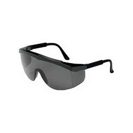 Stratos Spectacles, Gray Lens, Polycarbonate, Duramass HC, Black Frame, Nylon