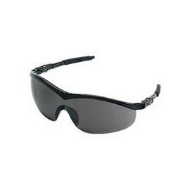 Storm Protective Eyewear, Gray Lens, Scratch-Resistant, Black Frame, Nylon