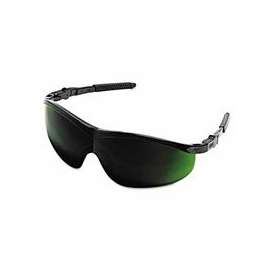 Storm Protective Eyewear, Green Lens, Polycarbonate, Filter 5.0, Black Frame
