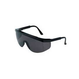 Tomahawk Protective Eyewear, Gray Lens, Duramass Hard Coat, Black Frame, Nylon