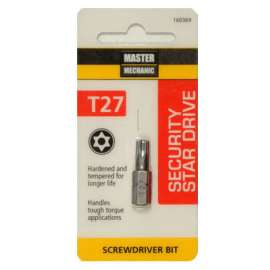 MM 1" TX27 Torx Sec Bit