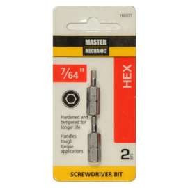 MM 2PK 1/8"Hex Key1"Bit