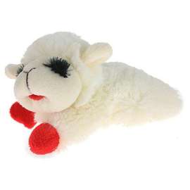 Mini Lamb Chop Dog Toy