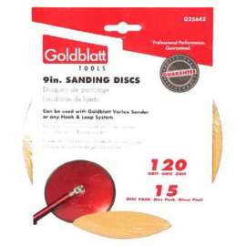 15PK 9" 120G Sandpaper