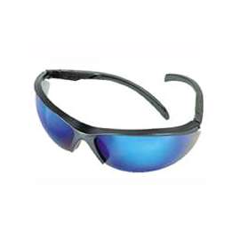 MSA 10083086 Essential Adjust Safety Glasses, Anti-Fog Lens, Metal Frame, Blue Gray Frame