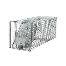 Havahart 1079 Animal Trap, 32 in L, 10 in W, 12 in H, Spring-Loaded Door