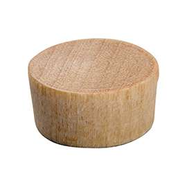 Waddell 8300.25 OAK CS Screw Hole Plug, Hardwood