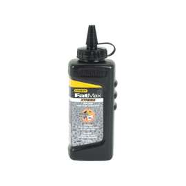STANLEY 47-822 Chalk Refill, Black, 8 oz Container