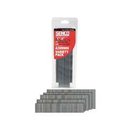 SENCO A209909 Nail, 1 to 2 in L, 18 Gauge, Steel, Electro-Galvanized, Brad, Medium Head, Smooth Shank