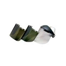 F30 Acetate Face Shields, Clear, Schedule "B" Visors, 5 1/2 in x 8 in