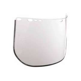F20 Polycarbonate Face Shields, Bound, Clear, 15 1/2 in x 8 in