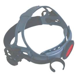 BH3 AIR 375 Replacement Headgear, Gray/Black, For Airmax Elite PAPR System