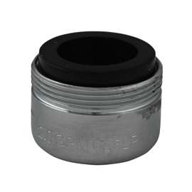 Plumb Pak PP800-2 Faucet Aerator, 15/16-27 x 55/64-27, Brass, Chrome Plated