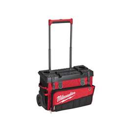 Milwaukee 48-22-8220 Rolling Bag, 53-Pocket, Nylon, Black/Red