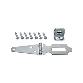 ProSource LR-133-BC3L-PS Safety Hasp, 3 in L, Steel, Zinc, 7/16 in Dia Shackle, Fixed Staple
