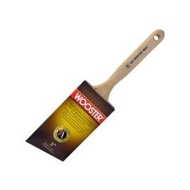 WOOSTER 4231-3 Paint Brush, 3 in W, 3-11/16 in L Bristle, Synthetic Bristle, Sash Handle