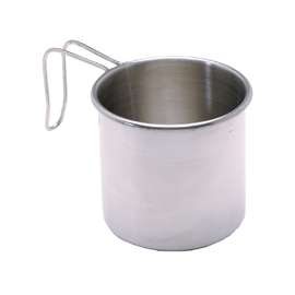 Texsport 13420 Camping Mug, 16 oz Capacity, Stainless Steel