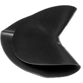 BLK PVC40Mil Dam Corner