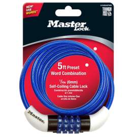 5' Bike Cable/Comb Lock