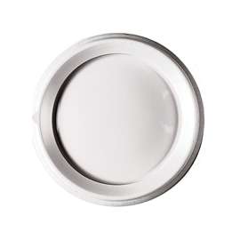 Lutron RK-WH Replacement Rotary Knob, Standard, Plastic, White, Gloss, For: Rotary Push On/Off Dimmer Switches