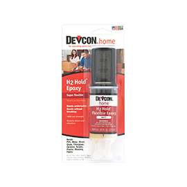 Devcon 22445 Epoxy, Liquid, Amber, 0.84 fl-oz Syringe