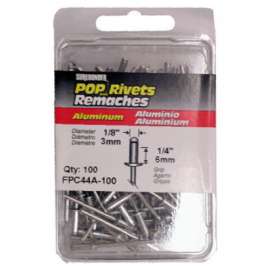 100PK MED ALU Rivet