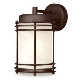1LGT BRZ Wall Lantern
