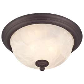 2LGT BRZ Ceil Fixture