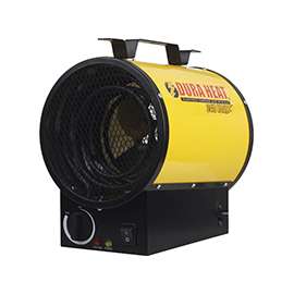 Dura Heat EUH4000 Air Heater, 20 A, 240 V, 3750 W, 12,800 Btu Heating, Yellow