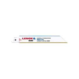 Lenox Gold 21067614GR Reciprocating Saw Blade, 3/4 in W, 6 in L, 14 TPI