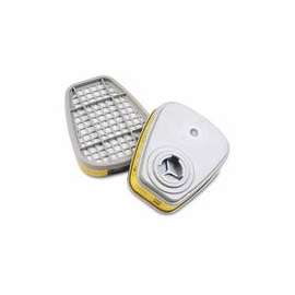 6000 Series Gas /Vapor Cartridges, Acid Gases/Organic Vapor, Yellow
