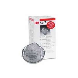 R95 Particulate Respirators, Half Facepiece, w/carbon layer, Oil/non-oil