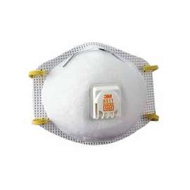 N95 Particulate Respirators, Half Facepiece, Two fixed straps, Reg