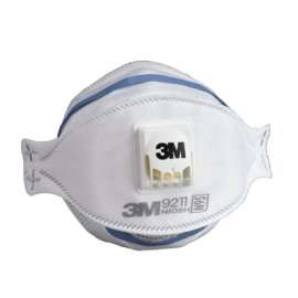 Aura Particulate Respirator, Half Facepiece, One Size Fits Most, Cool Flow Valve