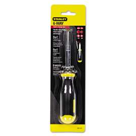 6-Way Compact Screwdriver, Cushion Grip