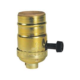 Westinghouse 7041300 On/Off Turn Knob Socket, 250 V, 250 W, Metal Housing Material