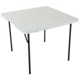 37x37 WHT SQ Fold Table