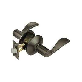 Schlage Accent Series F40 ACC 613 Privacy Lever, Brass, Oil-Rubbed Bronze