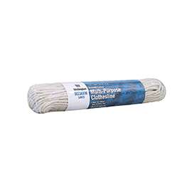 Wellington A5214Y0200H10 Clothesline, 200 ft L, Cotton, 12 lb Working Load