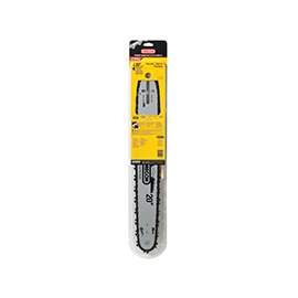 Oregon AdvanceCut 27852 Bar and Chain Combo, Small Bar Nose Radius, 70-Drive Link, 72V Chain, 3/8 in TPI/Pitch