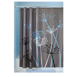 Thistle GRY/BLU Curtain