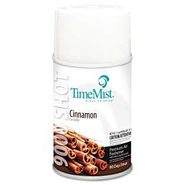 9000 Shot Metered Air Fresheners Refill, Cinnamon, 7.5 oz Aerosol, 4/Carton