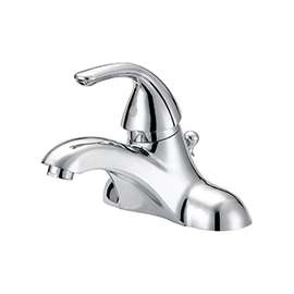 Boston Harbor F4510022CP-1 Lavatory Faucet, 1.2 gpm, 1-Faucet Handle, 3-Faucet Hole, Metal/Plastic, Chrome Plated